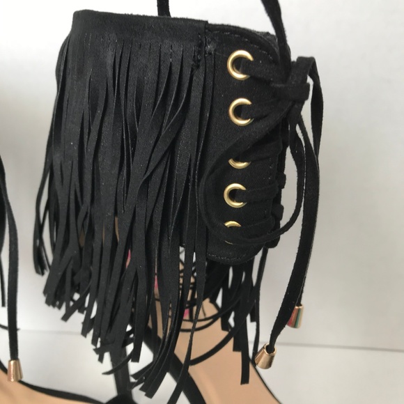 Brand New Justfab Fringed Heels Size 10 - Picture 4 of 6